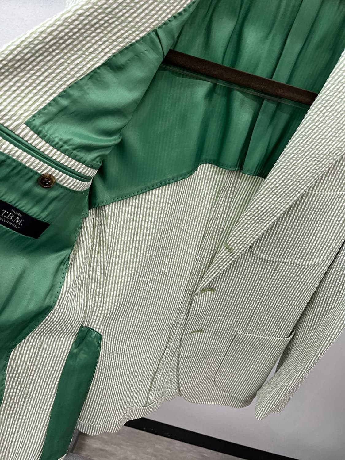 95) 맨온더분 금장 시어서커 자켓  상품이미지6