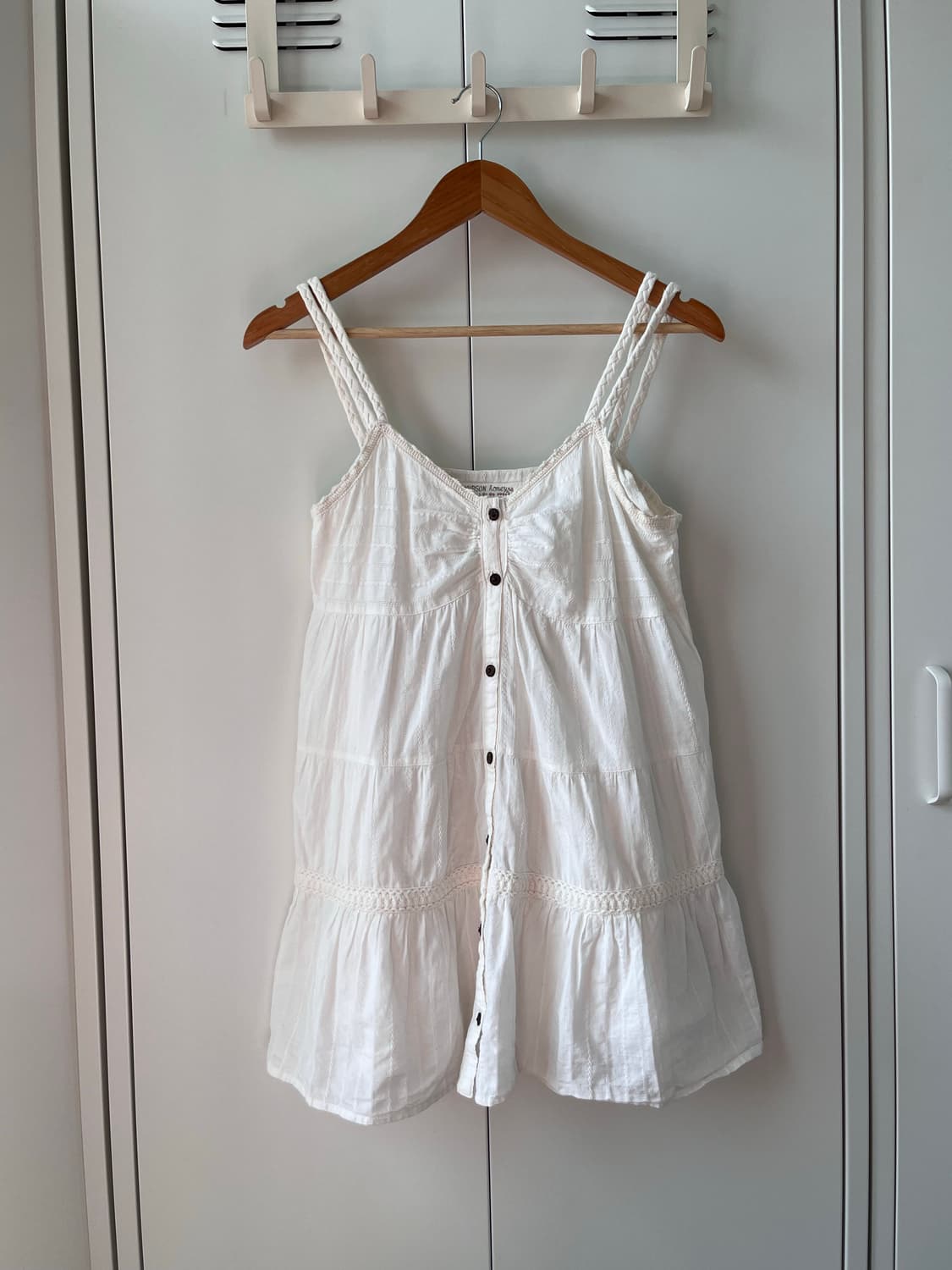 Hubson honey 화이트 펀칭 나시 원피스 상품이미지4