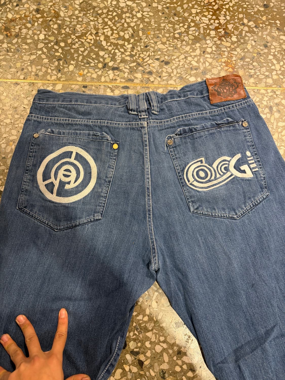 COOGI 자수 데님 팬츠 상품이미지4