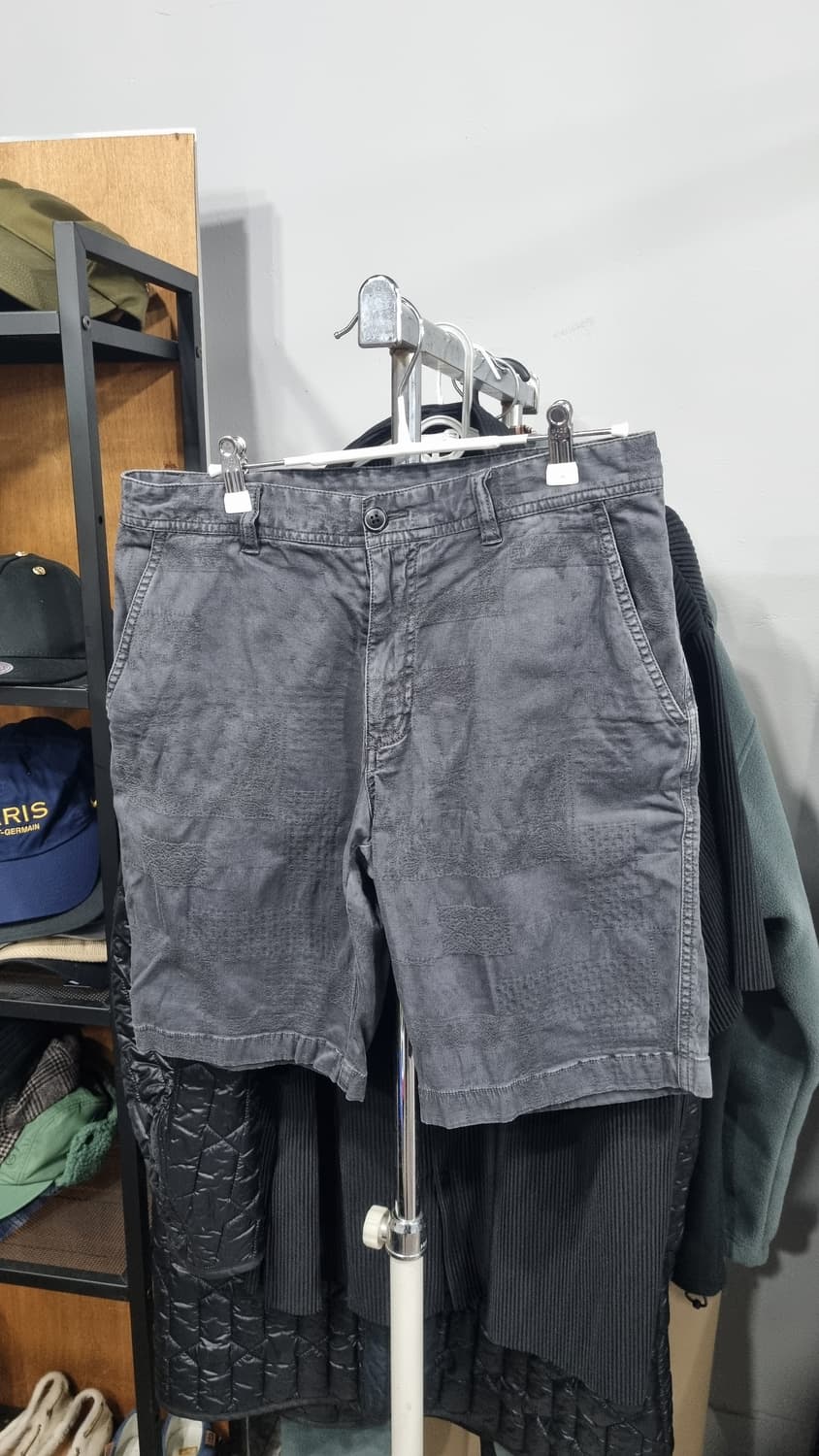 kolon) 시리즈 여름 워싱 면 패턴 반바지 30~31 상품이미지1