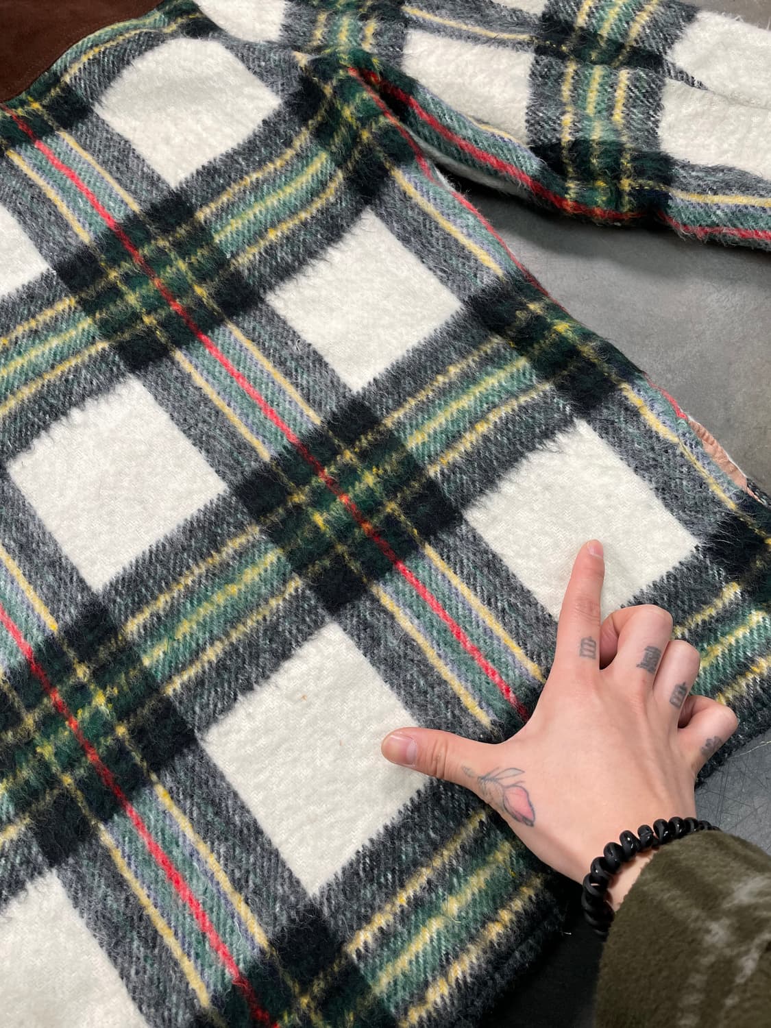 빈티지 럼버잭 퍼 셔츠 자켓 상품이미지7