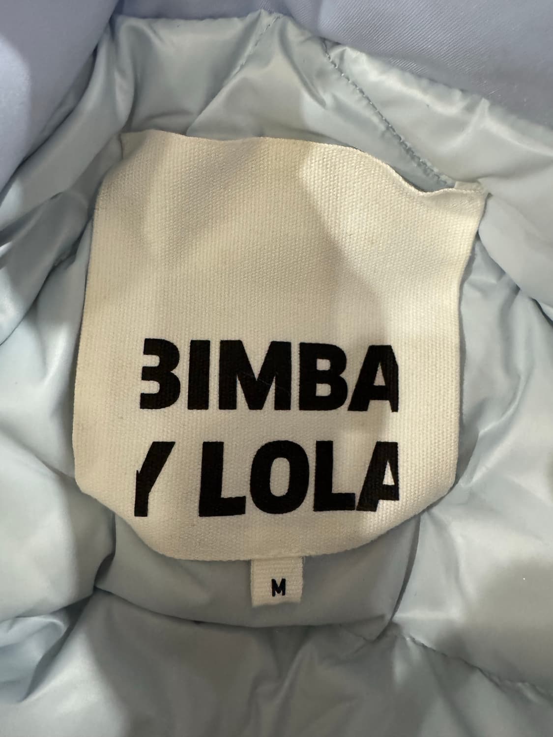 빔바이롤라 라이트 블루 숏 패딩 상품이미지5