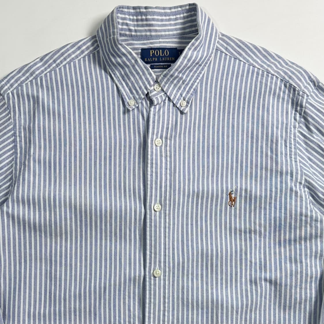 폴로 랄프로렌 클래식 핏 스트라이프 옥스포드 셔츠 상품이미지2
