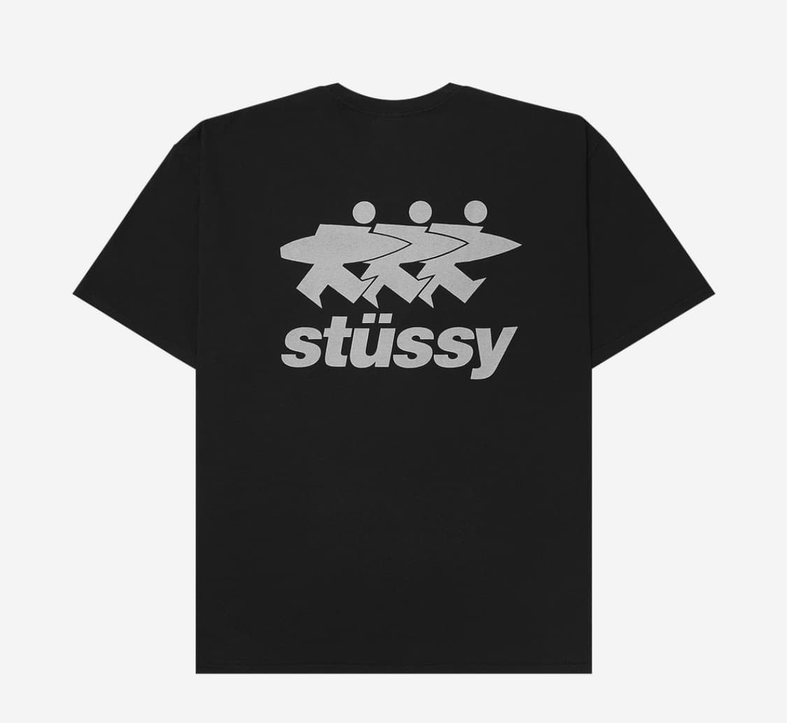 스투시 Surfwalk Pigment T-shirt (black) 상품이미지1