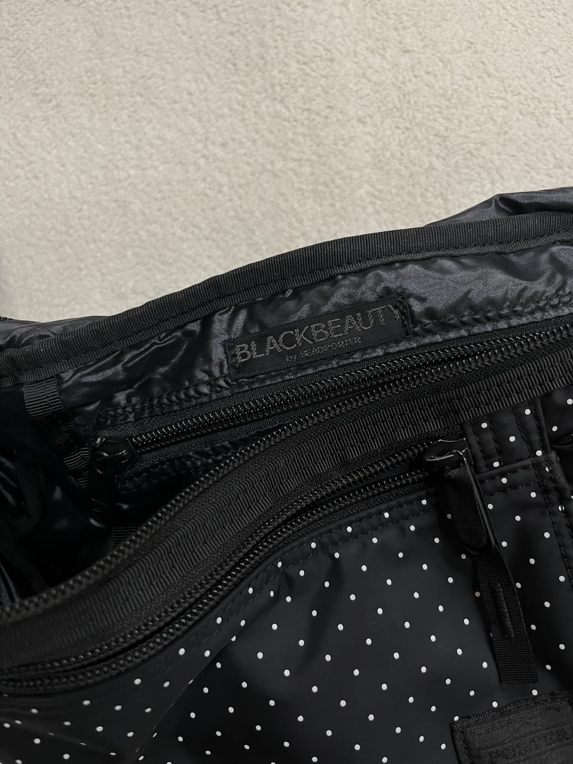 Porter 포터 도트 웨이스트백 블랙 상품이미지10