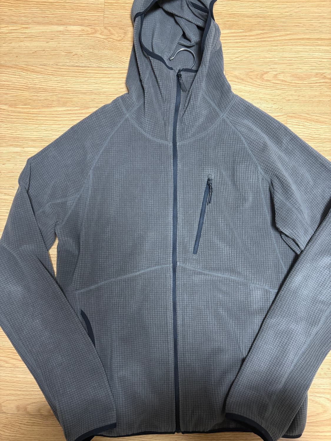 무탠다드 시티 레저 폴라 플리스 바라클라바 후디드 집업 머드 그레이 L 상품이미지2