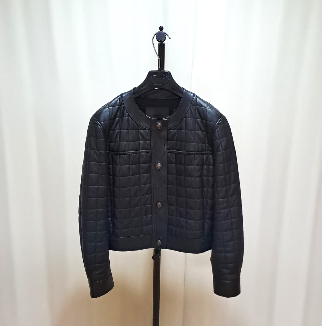 (여성) 마시모두띠 나파 양가죽 퀼티드 자켓 L B396 상품이미지1