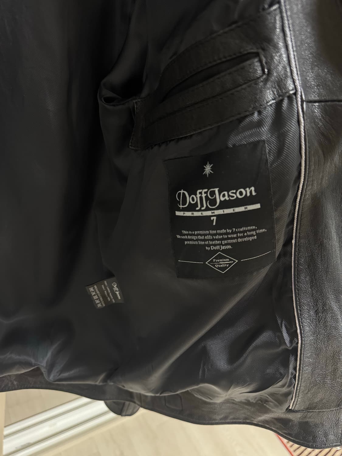 도프제이슨 프리미엄 램스킨 가죽자켓 L 상품이미지4