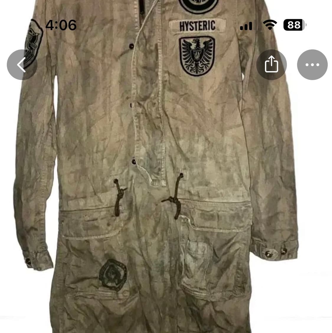 히스테릭글래머 00s 사파리 원피스 상품이미지2