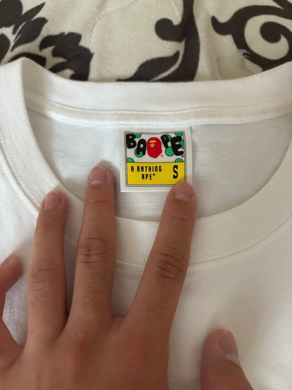[S] 베이프 베이비마일로 카모 반팔 상품이미지2