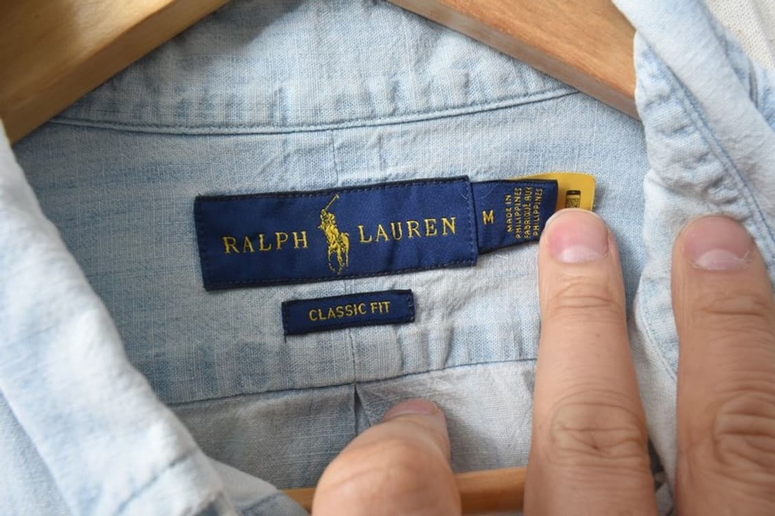 폴로 랄프로렌 큐알 데님셔츠 M M0238 상품이미지7