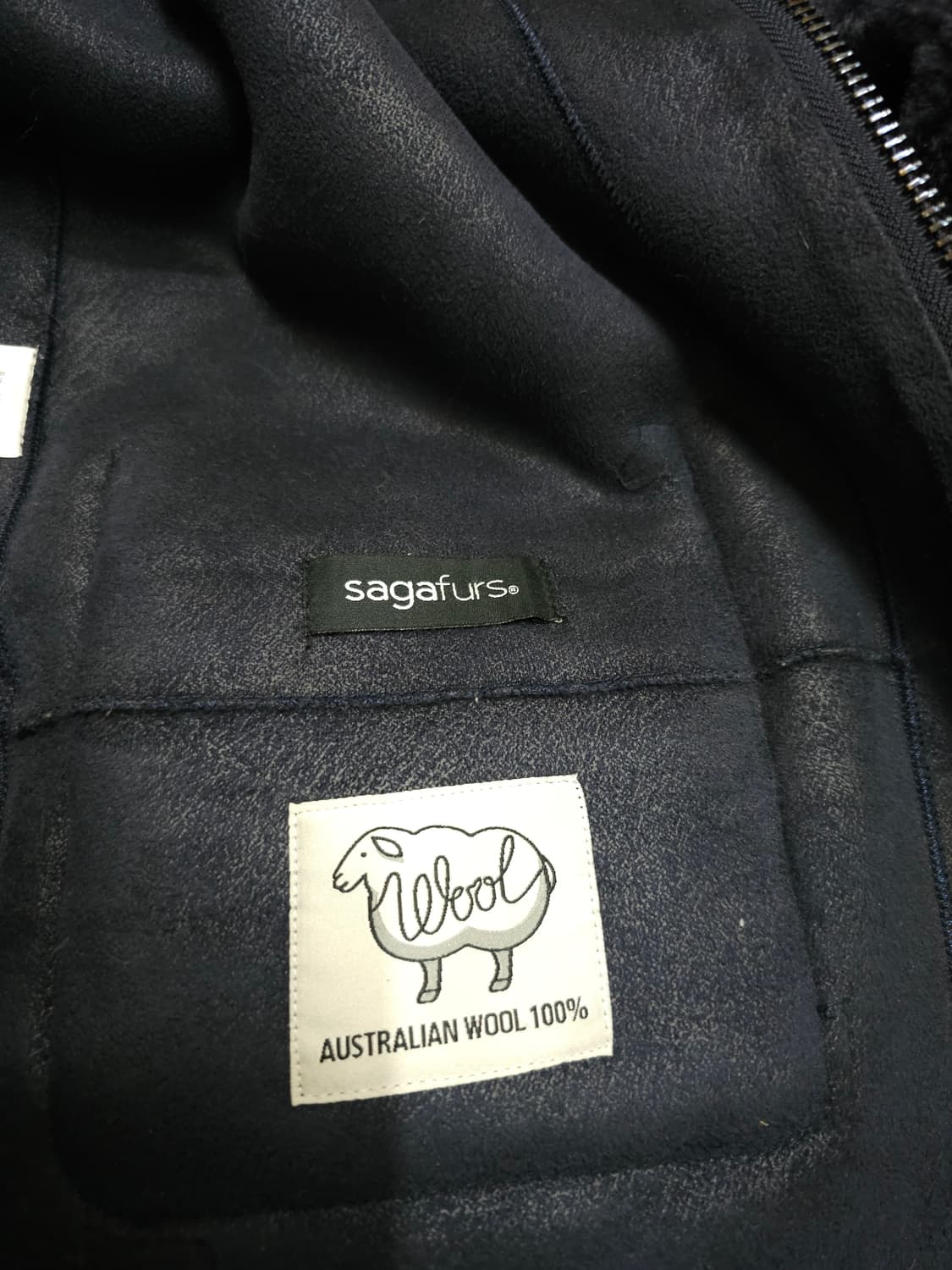 A&D 아뜰리에 사가퍼 양모 폭스 코트 상품이미지7