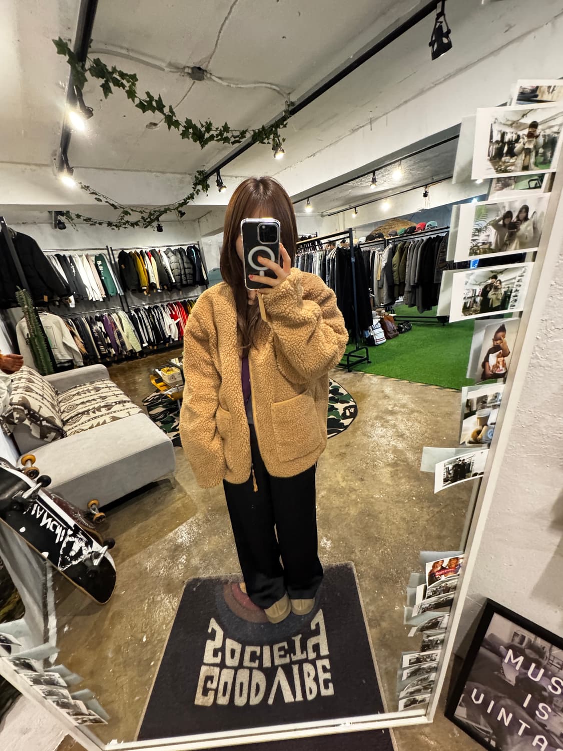 스튜디오 톰보이 브이넥 플리스 자켓 상품이미지6