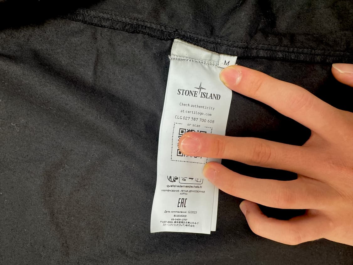 스톤아일랜드 수피마 코튼 셔츠집업 M 상품이미지3