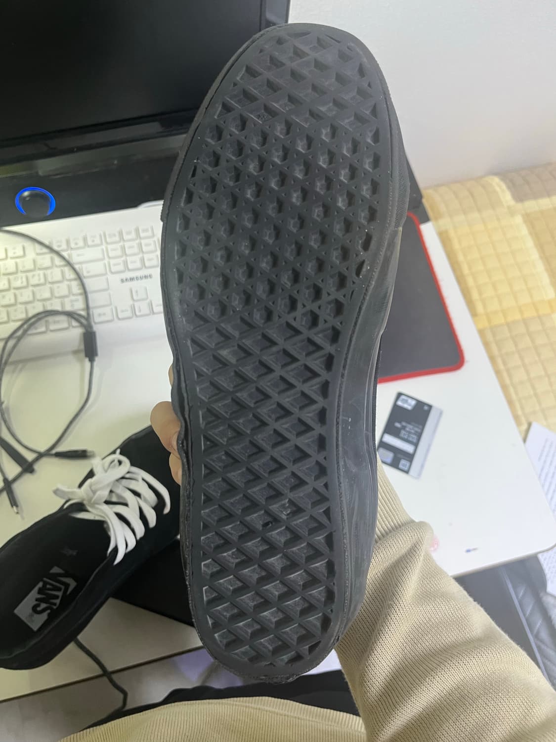 반스 스케이트미드 블랙 260 상품이미지3