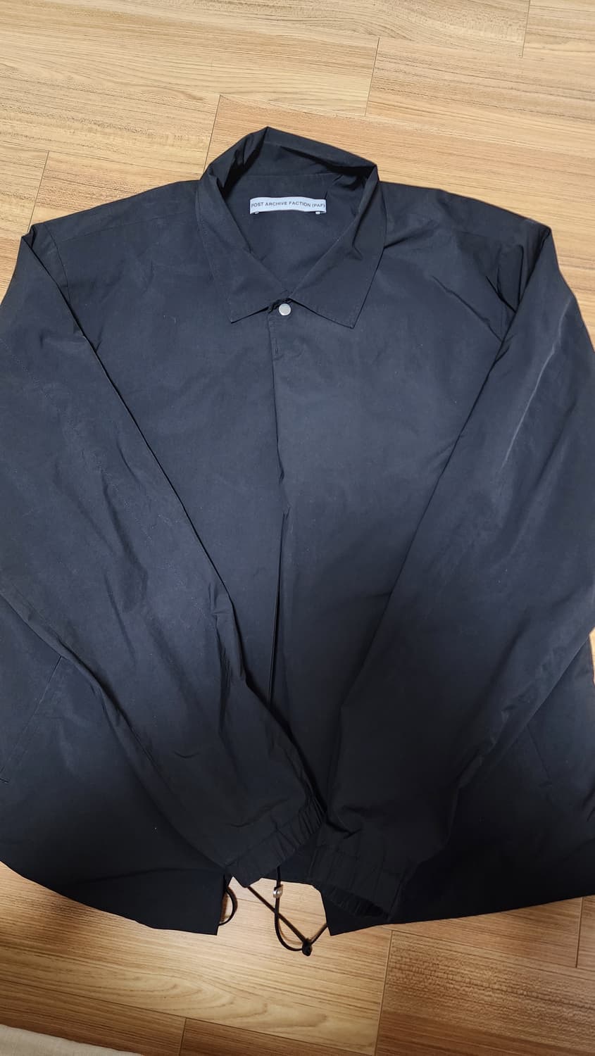 포스트 아카이브 팩션 (파프) 8.0 코치 자켓 라이트 블랙 상품이미지3