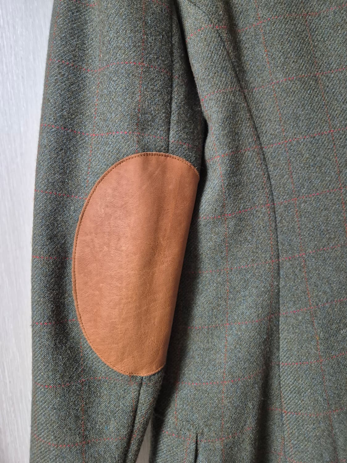 폴로 랄프로렌 헤링본 울자켓 테일러드 가죽패치 2 상품이미지4