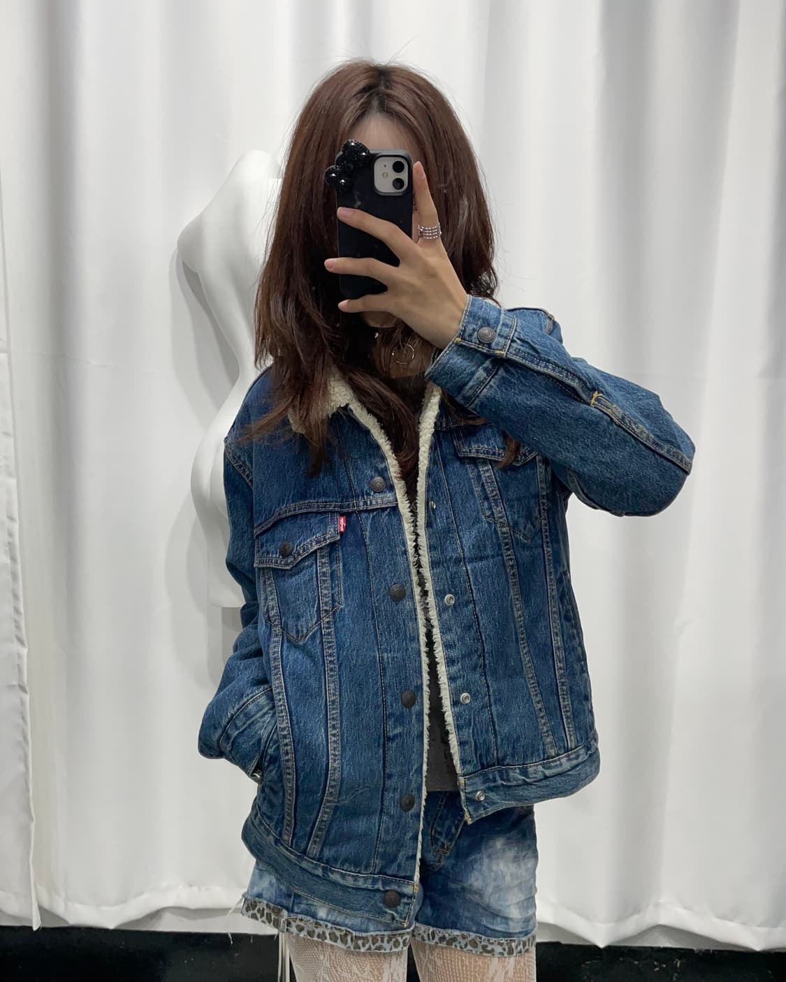 🎸Levi's 중청 데님 쉐르파 자켓🎸 상품이미지1