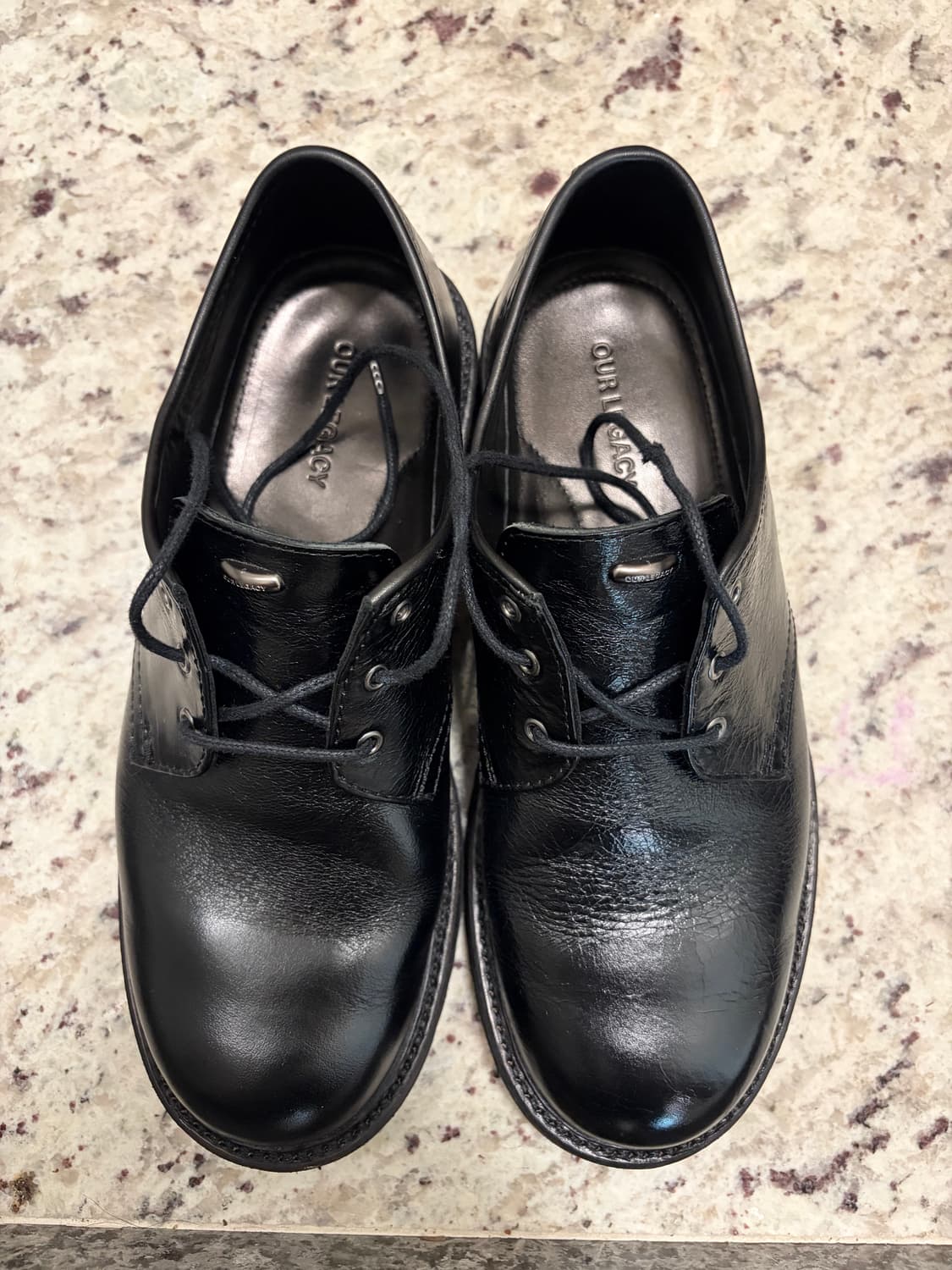 아워레가시 트램플러 슈즈 블랙 크랙 페이턴트 레더 43 사이즈 상품이미지3