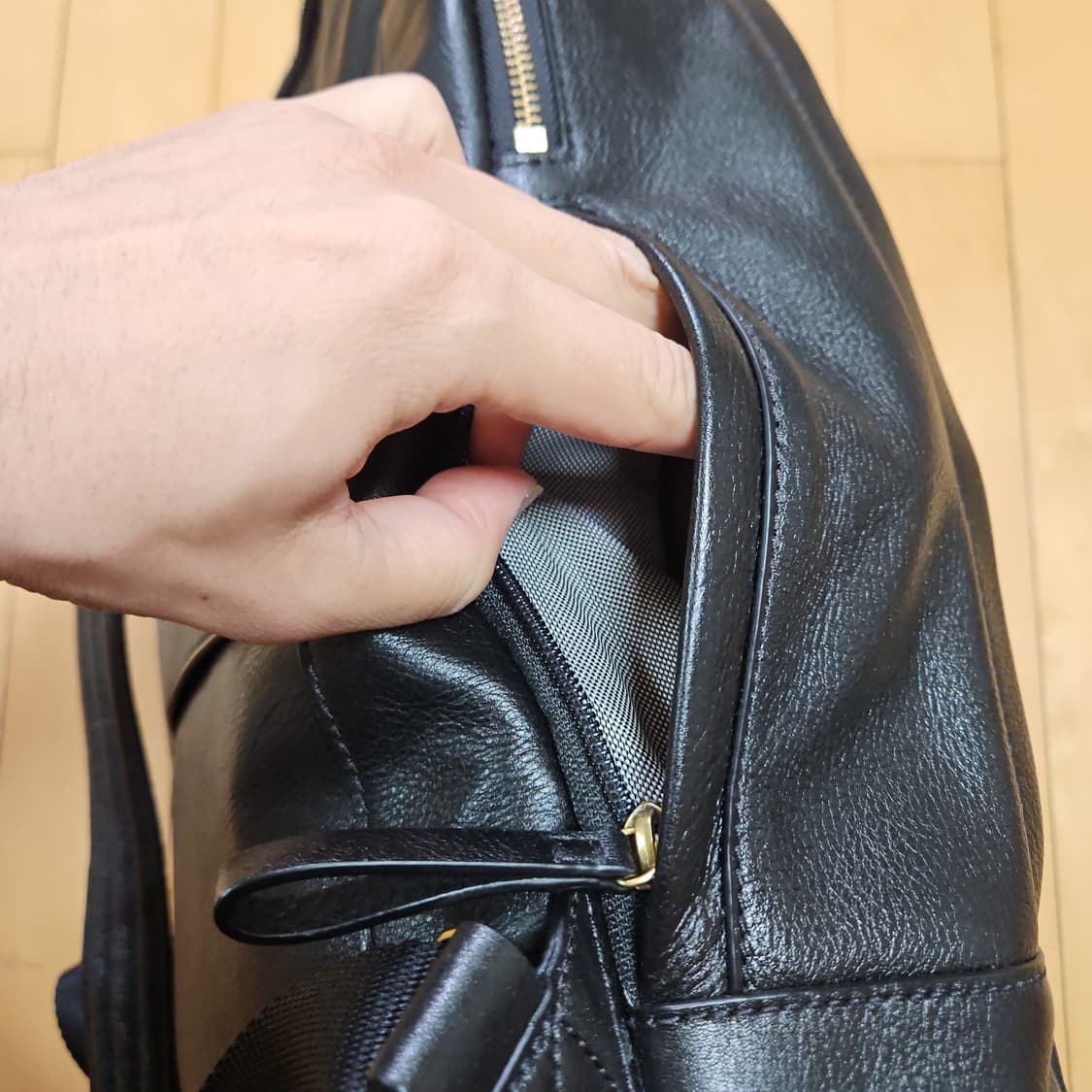 파슬 fossil 테스 랩탑 가죽 백팩 상품이미지4