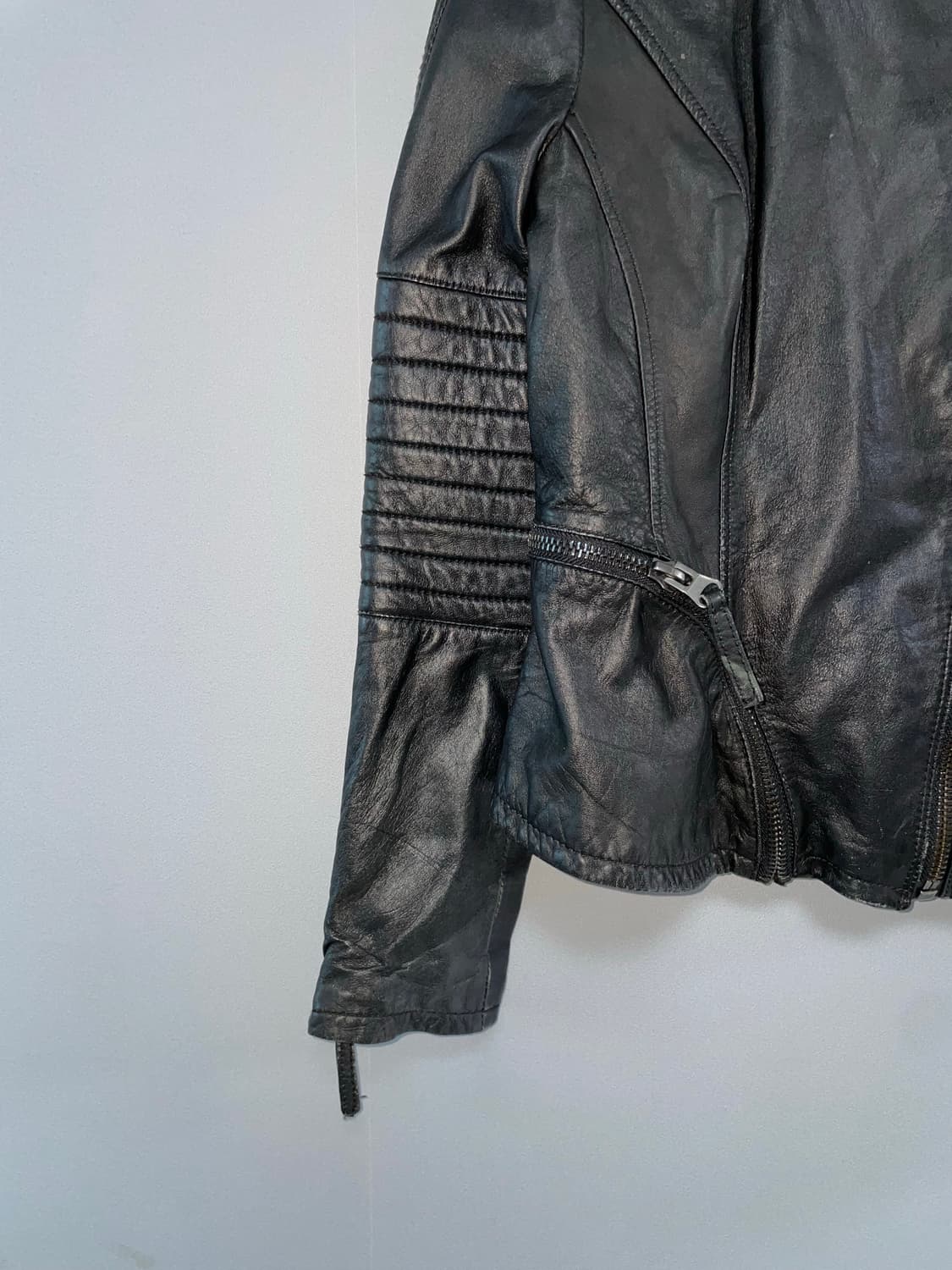 Zara short leather jacket 상품이미지6