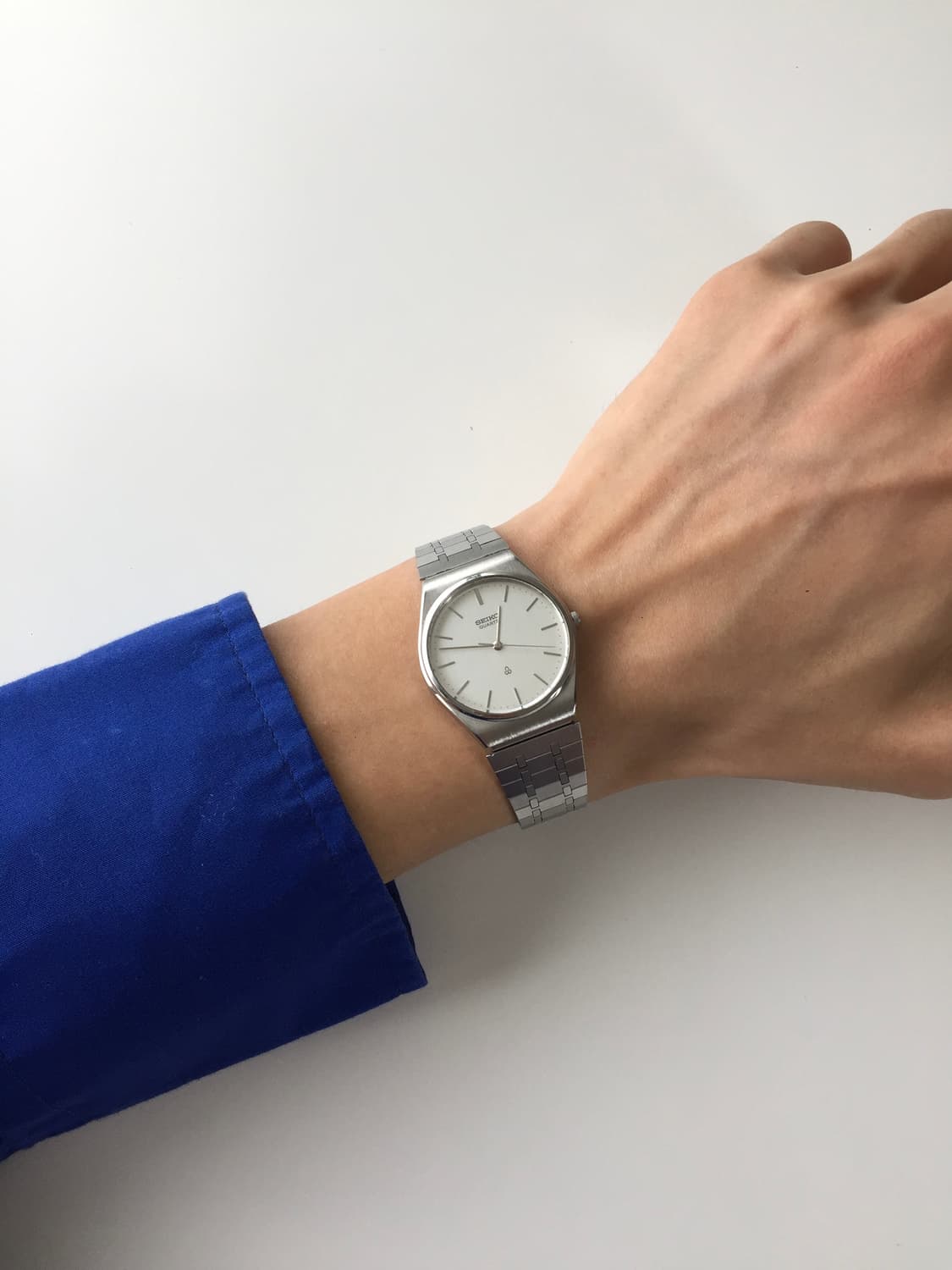 80s seiko chariot silver dial quartz 상품이미지7
