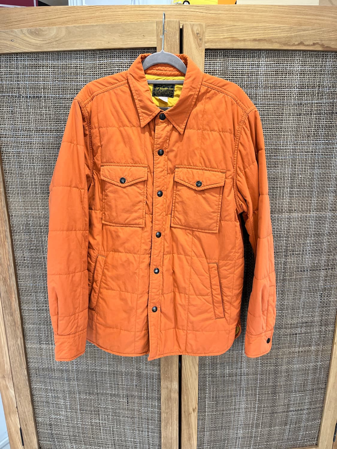 더블알엘 RRL 오렌지 퀼팅 셔츠자켓 상품이미지2