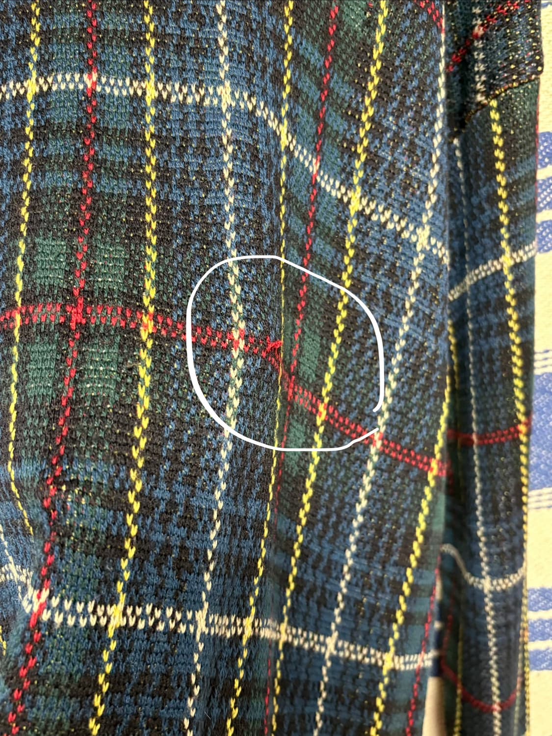 던힐 골프 울 멀티 타탄체크 니트 상품이미지9