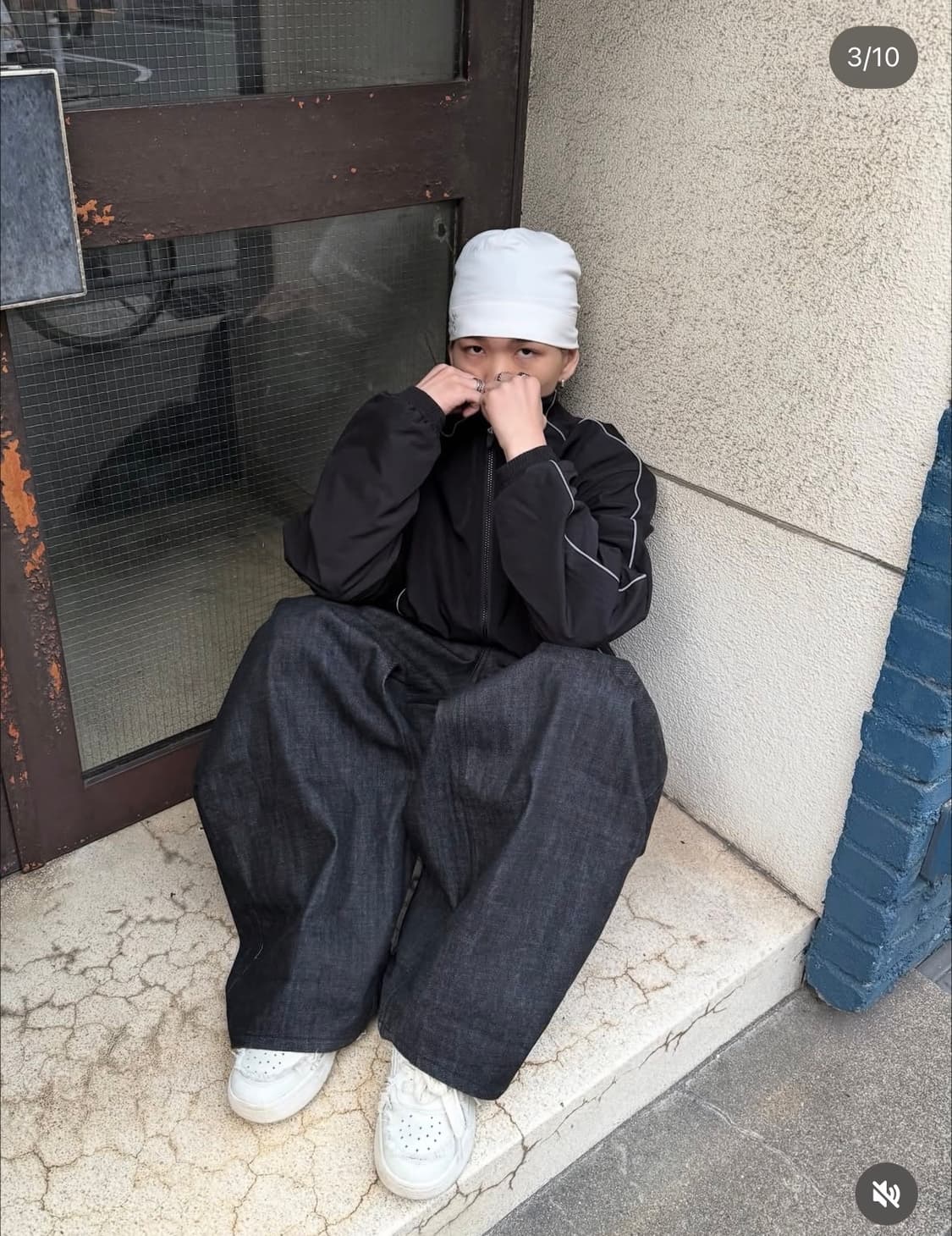 Peoplesense 버튼플라이 블랙 데님팬츠 상품이미지2