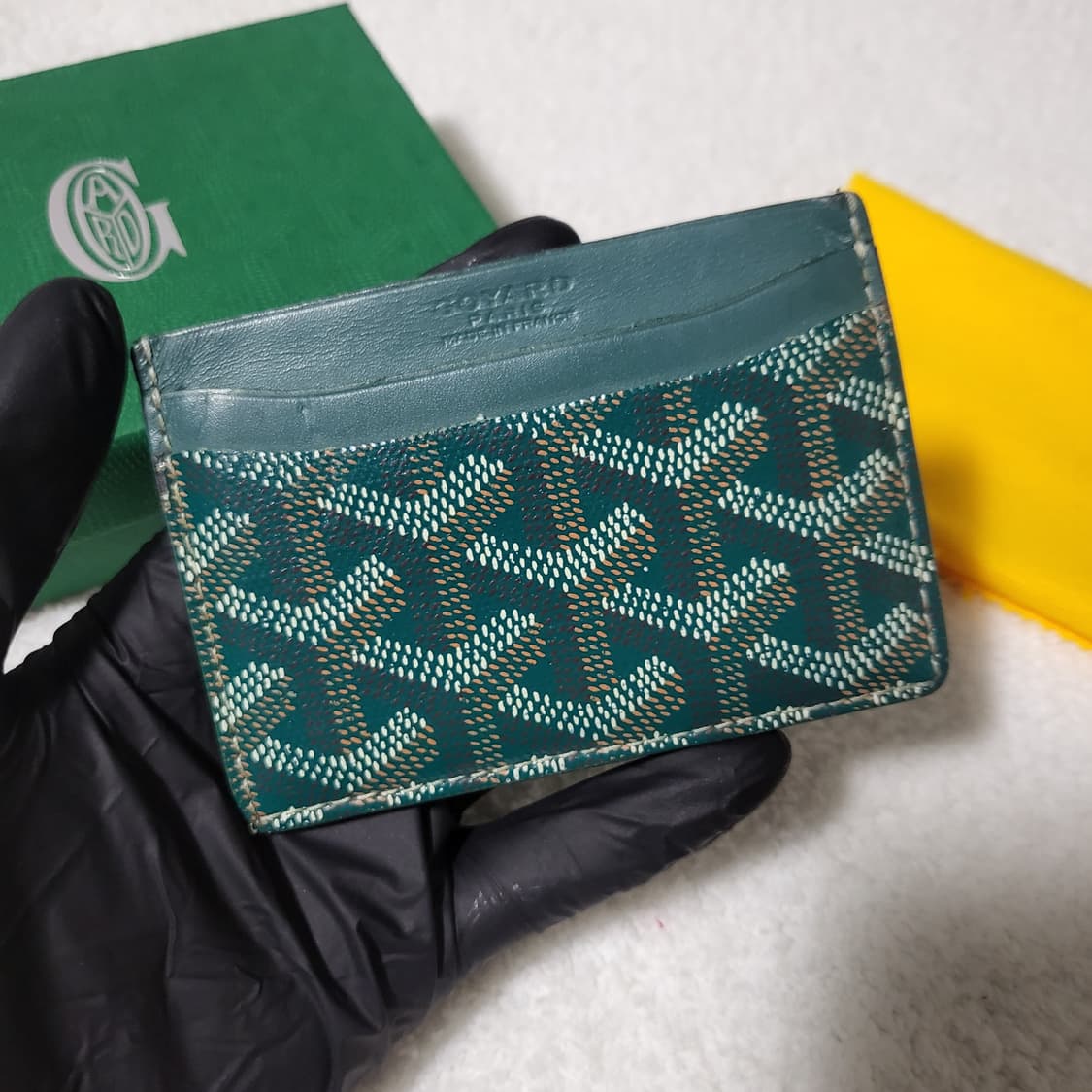 [풀구성]고야드 생쉴피스 카드홀더 카드지갑 그린 상품이미지2