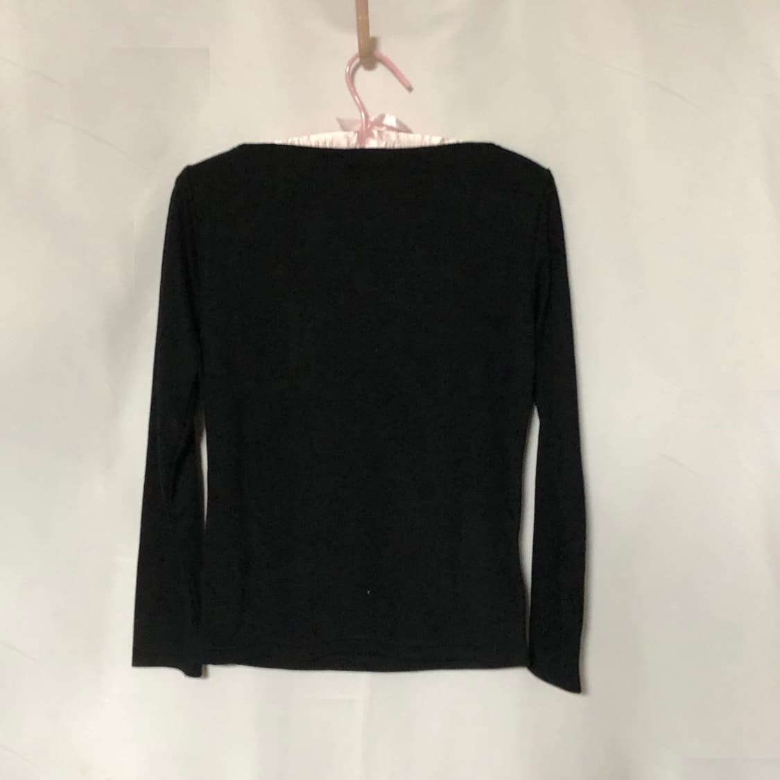 리본 레이스 탑 블랙 상품이미지9