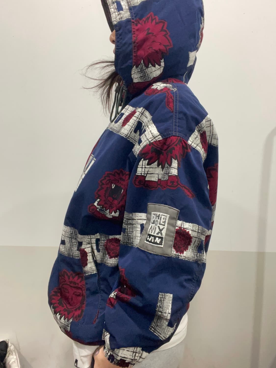 90‘s Phenix 피닉스 라이언 프린팅 윈드 브레이커 상품이미지2