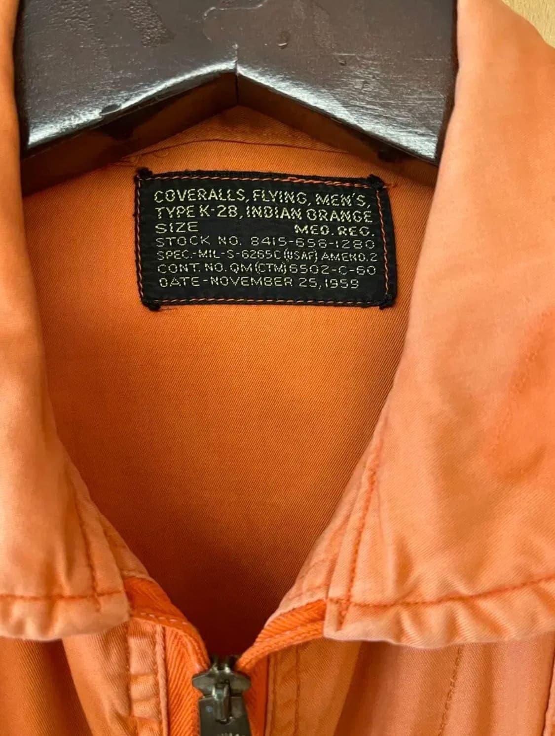 50s VINTAGE USAF COVERALLS 상품이미지3