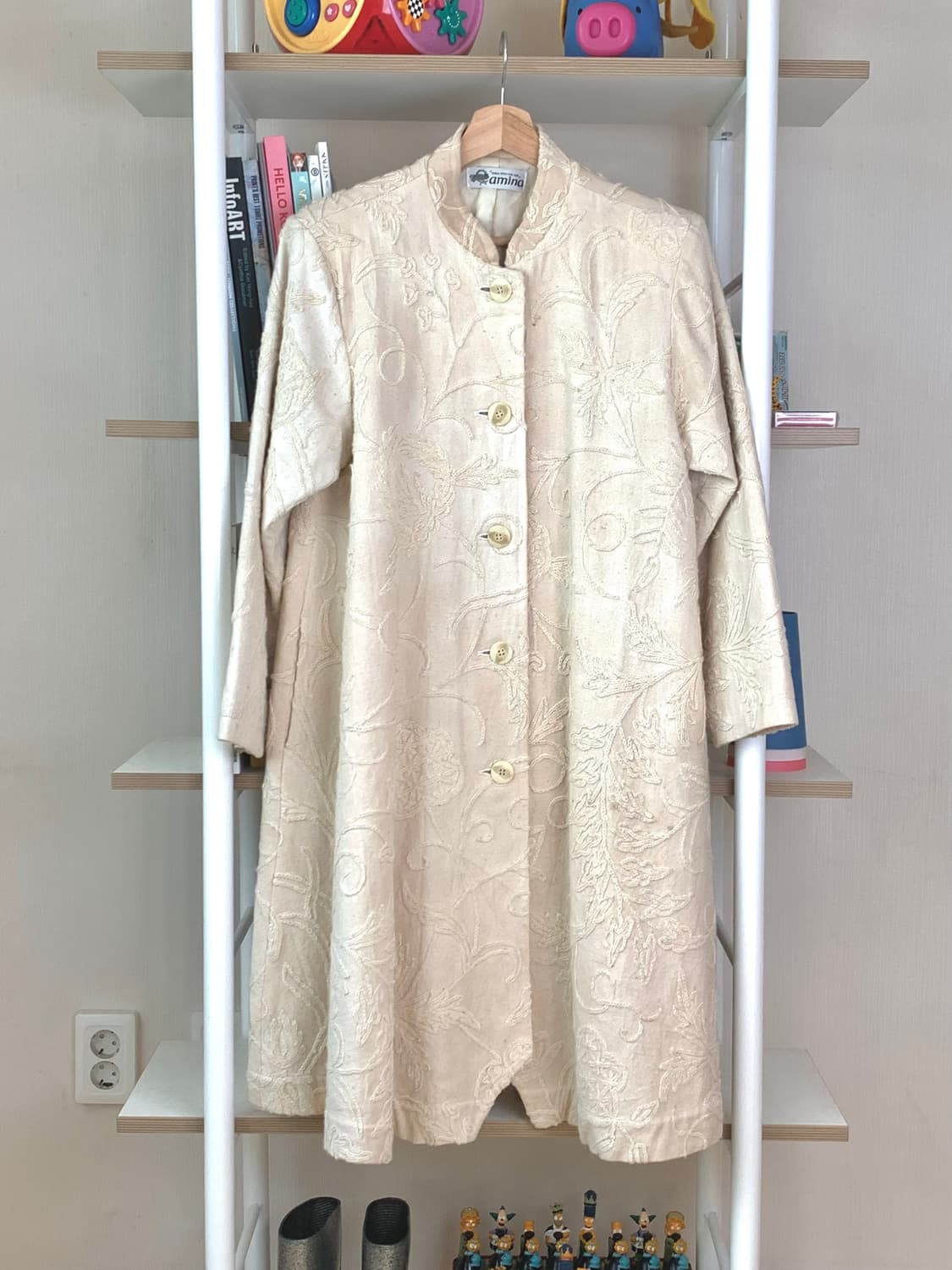 JPN vtg 오리엔탈 롱코트 상품이미지6