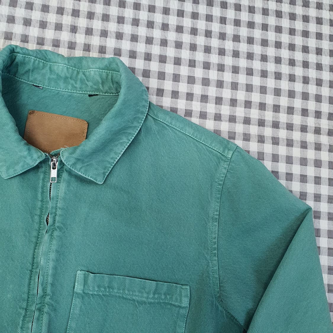 자라 크롭 간절기 집업자켓 남자95 상품이미지3