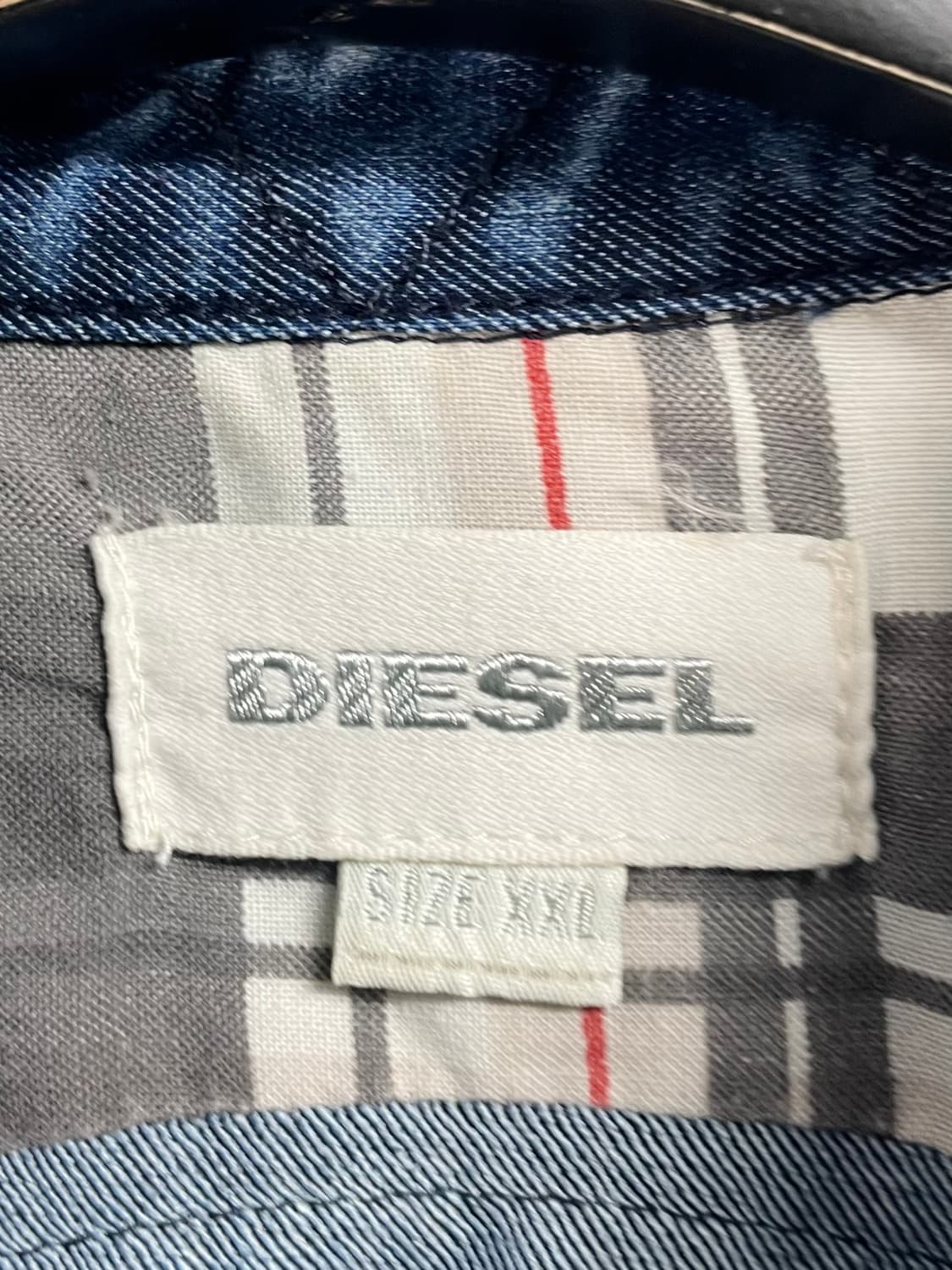 디젤 돌청 워시드 패치 셔츠 (on.561) 상품이미지6