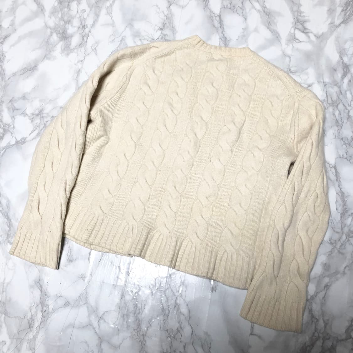 폴로 랄프로렌 케이블 니트 캐시미어 스웨터 상품이미지3