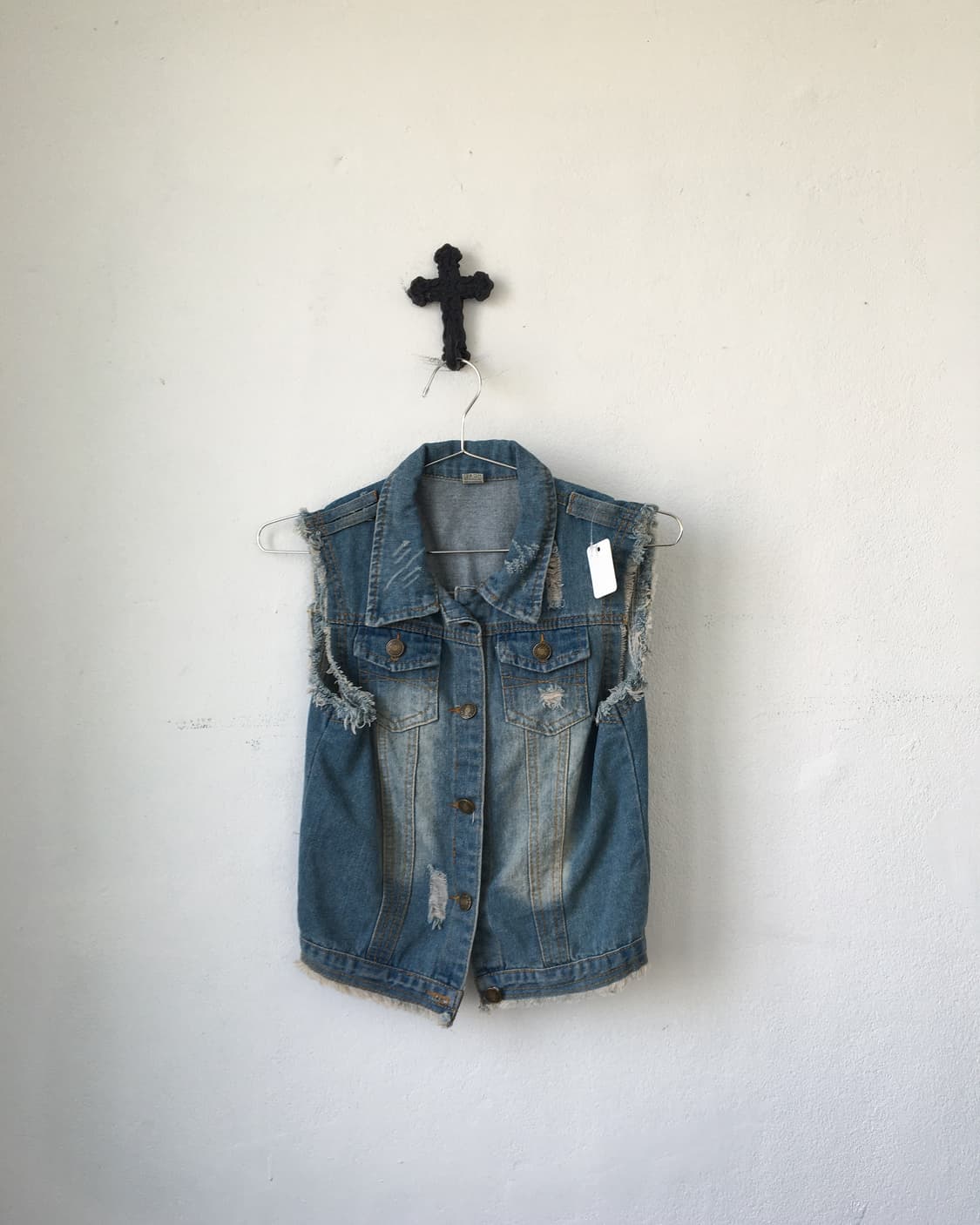Denim vest 상품이미지1