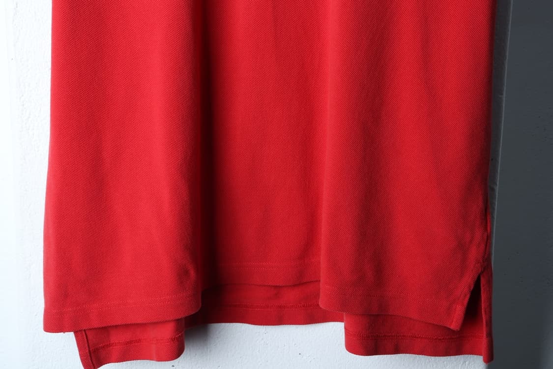 (L-2XL) 타미힐피거 반팔 카라 티셔츠 빅사이즈 레드-H30284 상품이미지4