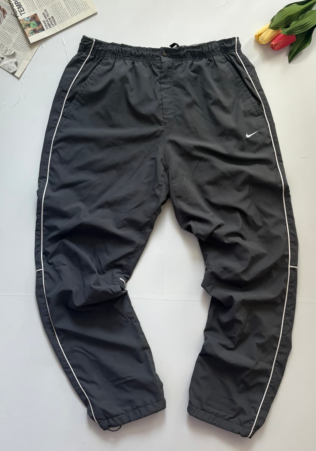 Nike 나이키 빈티지 그레이 트랙 팬츠 상품이미지2