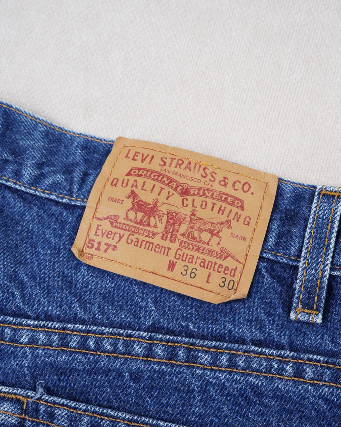 (허리 44.5) 00s 리바이스 517 부츠컷 데님 팬츠 상품이미지7
