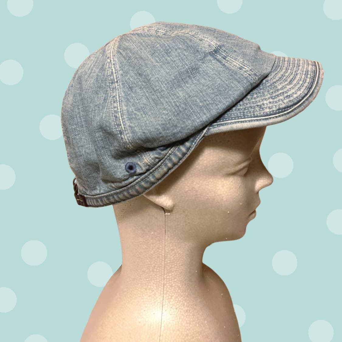 Kapital 캐피탈 데님 뉴스보이 햇 상품이미지1