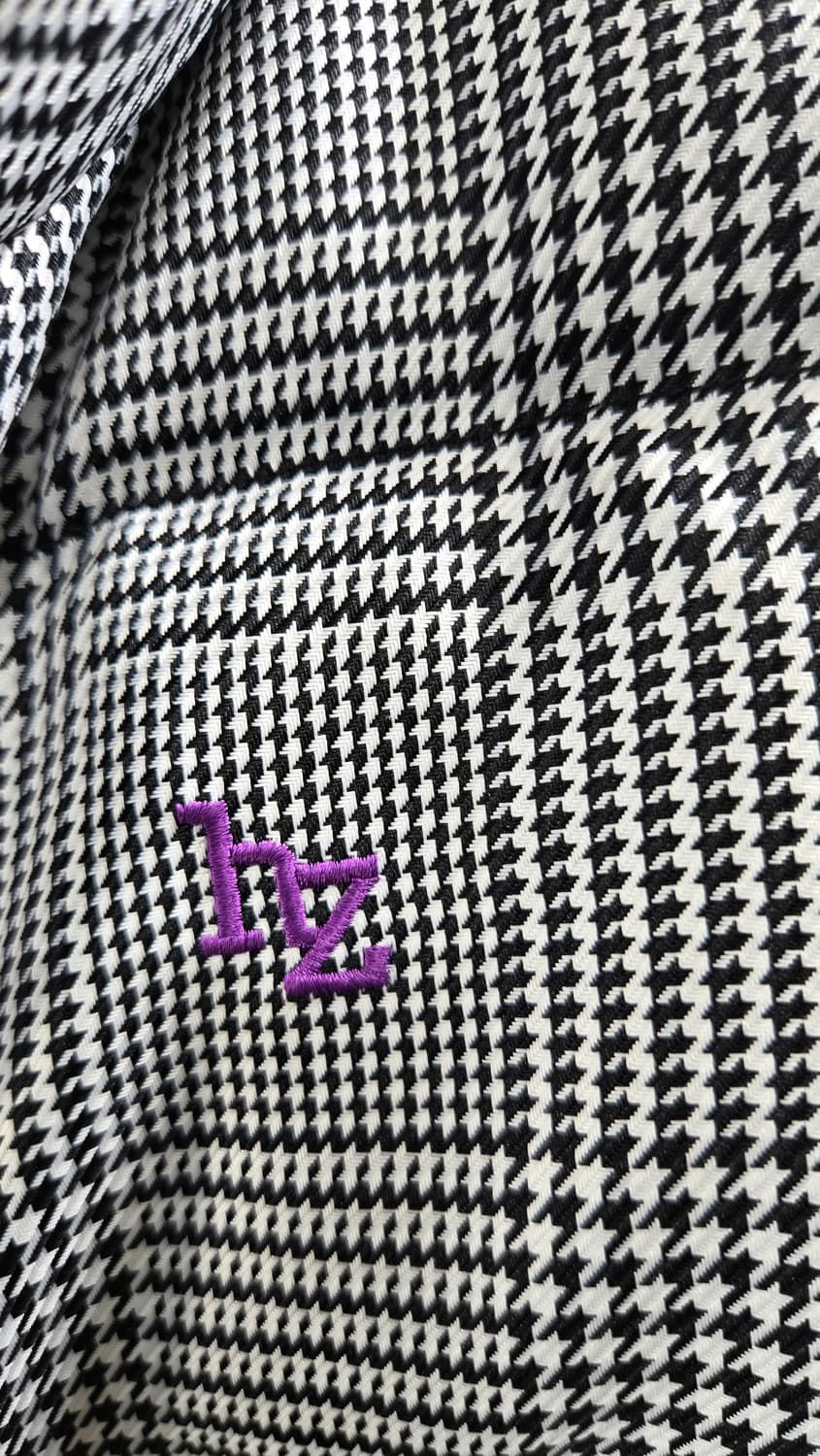 헤지스 골프 여성 90 하운드투스 체크 패턴 다운 패딩 베스트 상품이미지6