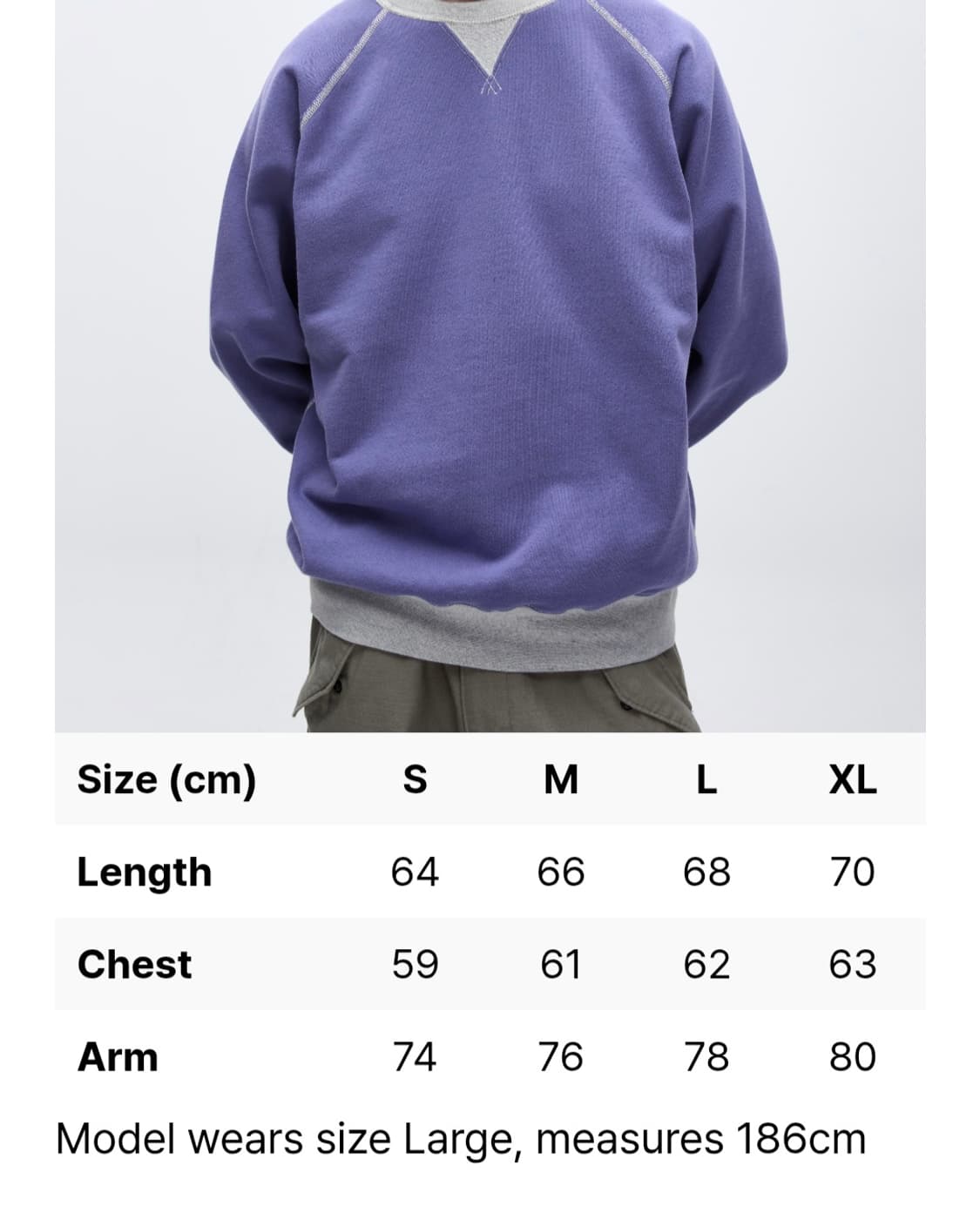 카키스 아카이브 크루넥 퍼플 3사이즈(L) 상품이미지2