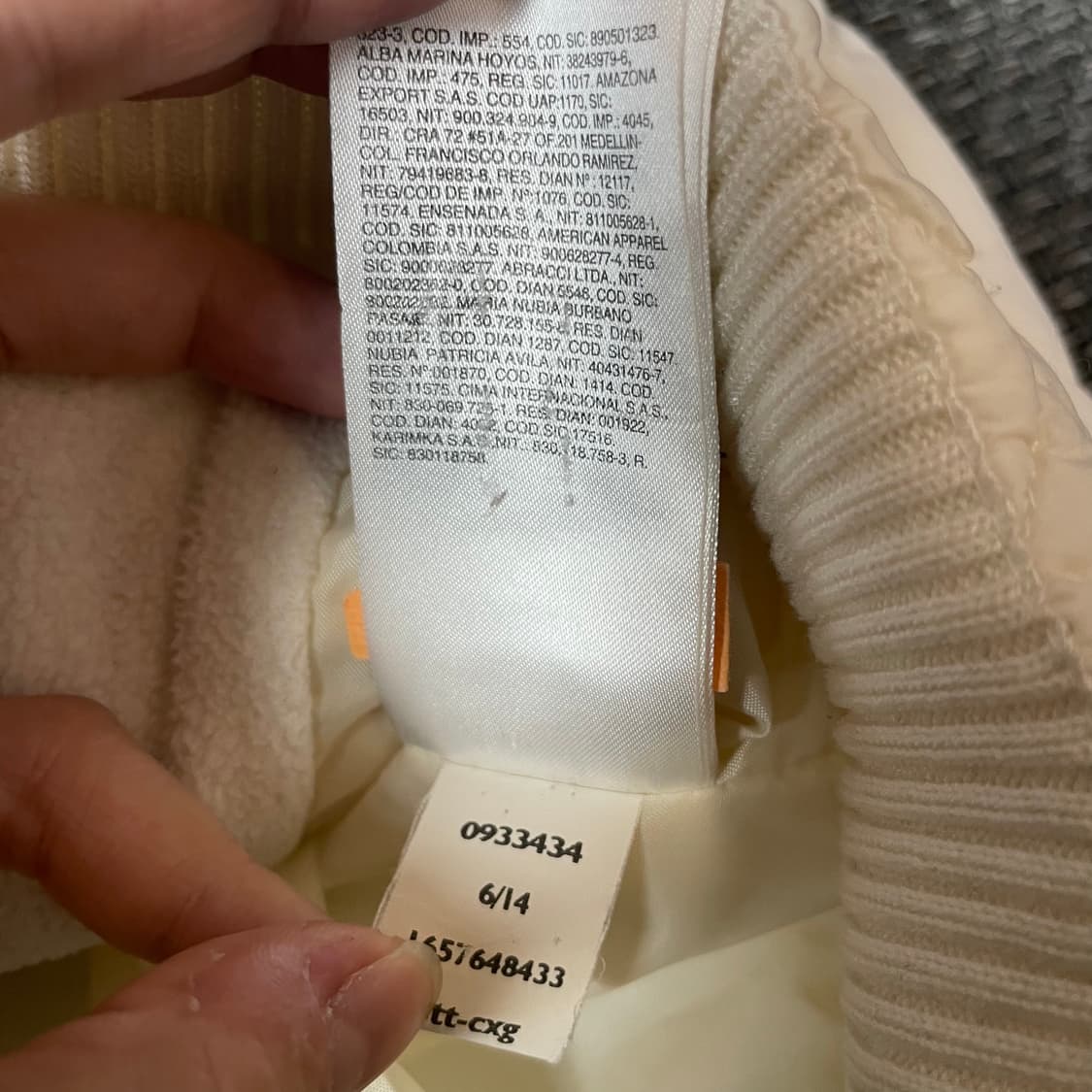 타미힐피거 미니로고 화이트 누빔 경량 패딩 XS 상품이미지6