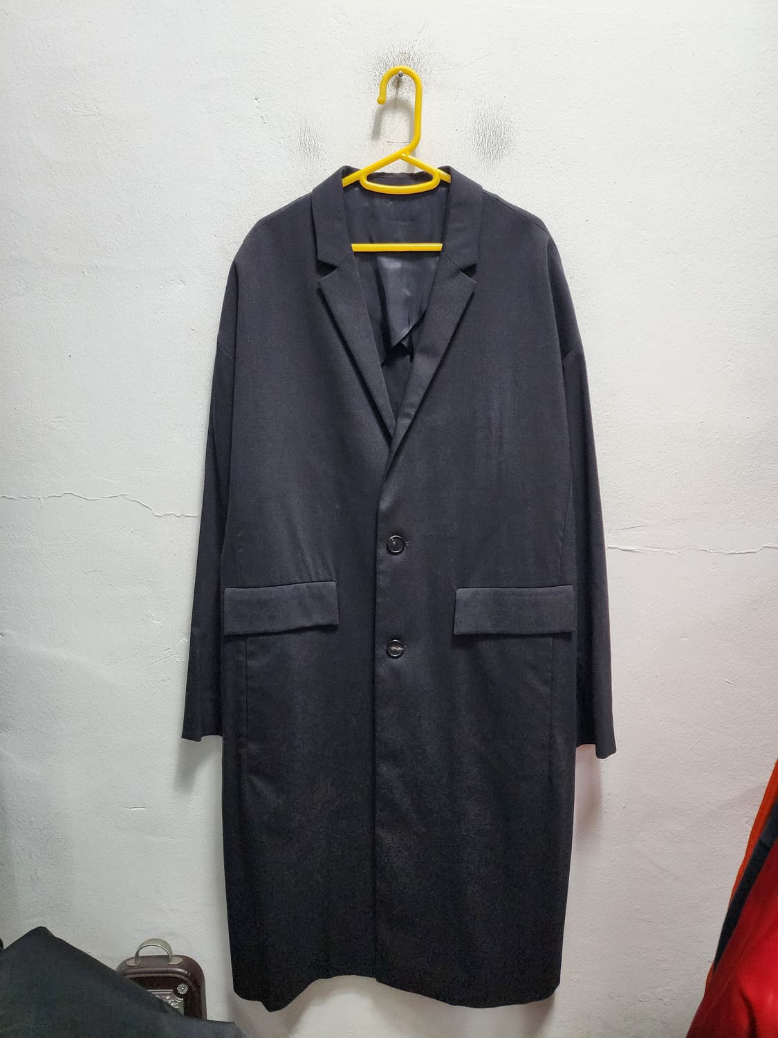 준지 간절기 싱글코트 블랙 상품이미지1