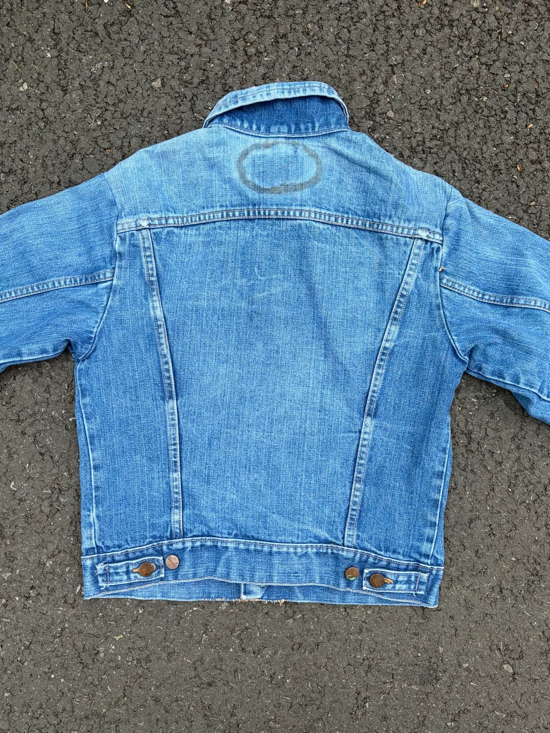 (생활고 급처할인)70s usa wrangler 127mj 데님자켓 상품이미지2