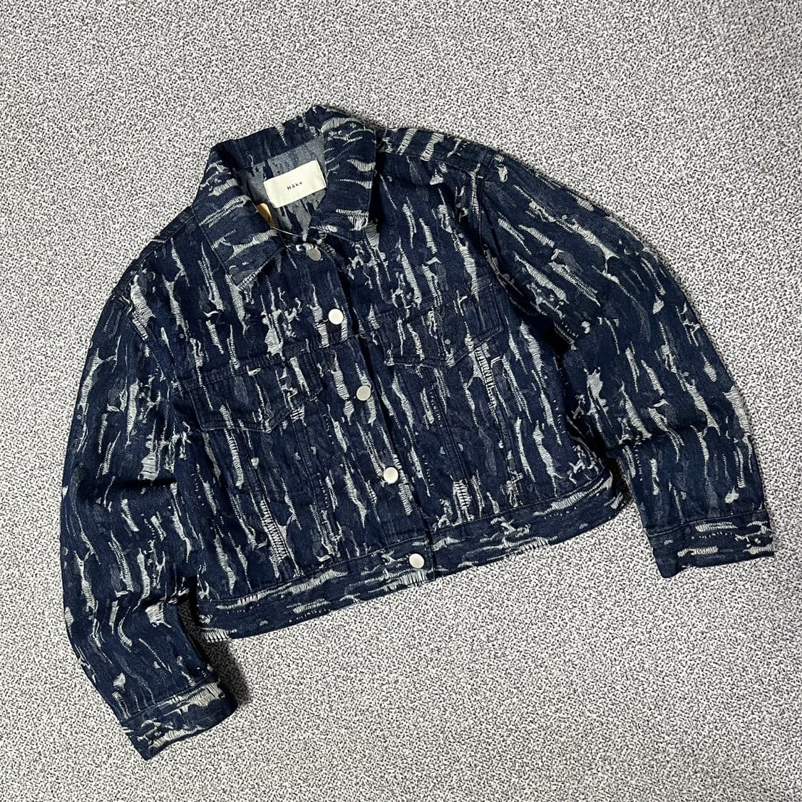 Hake 데님 셋업 청자켓 + 데님팬츠 상품이미지1