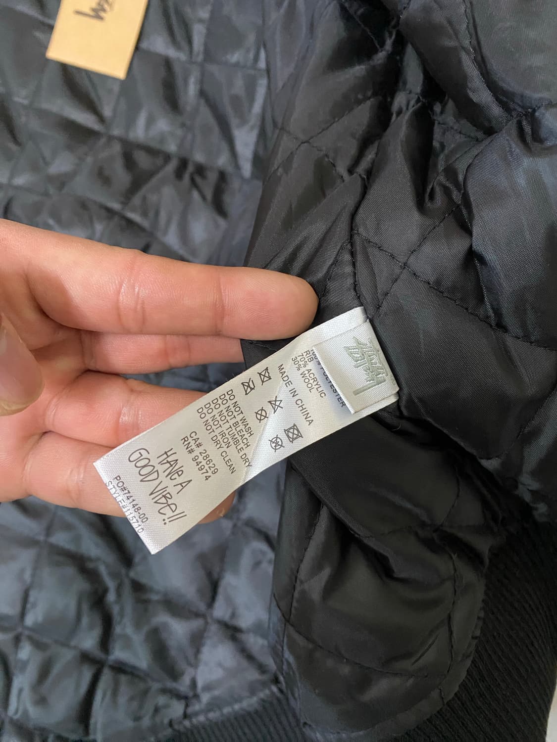 스투시 스타디움 자켓 L 블랙 상품이미지7