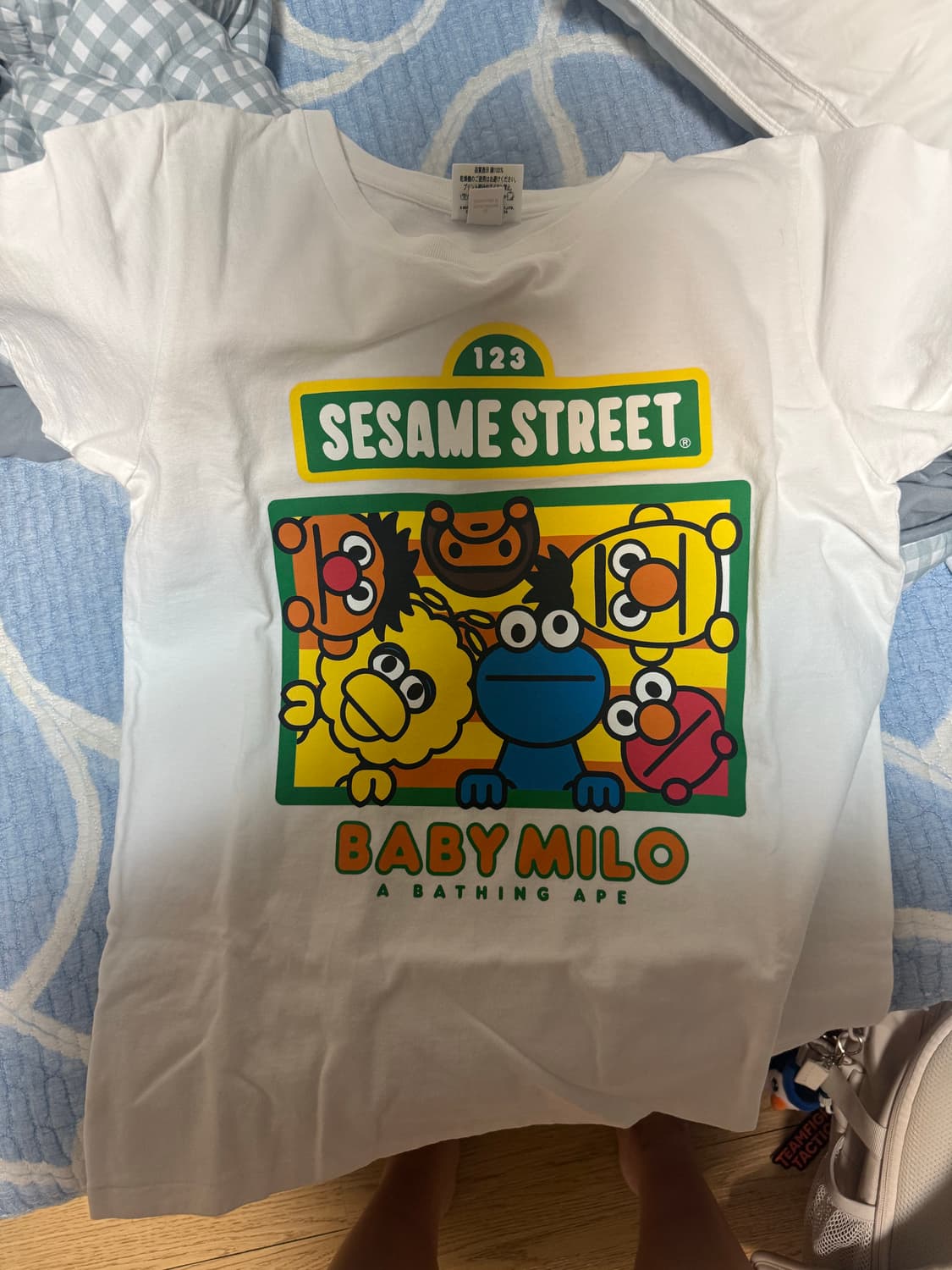 베이프 베이비 마일로 세서미 스트리트 티셔츠 상품이미지1